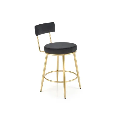 CHAIR H 115, BLACK / GOLD